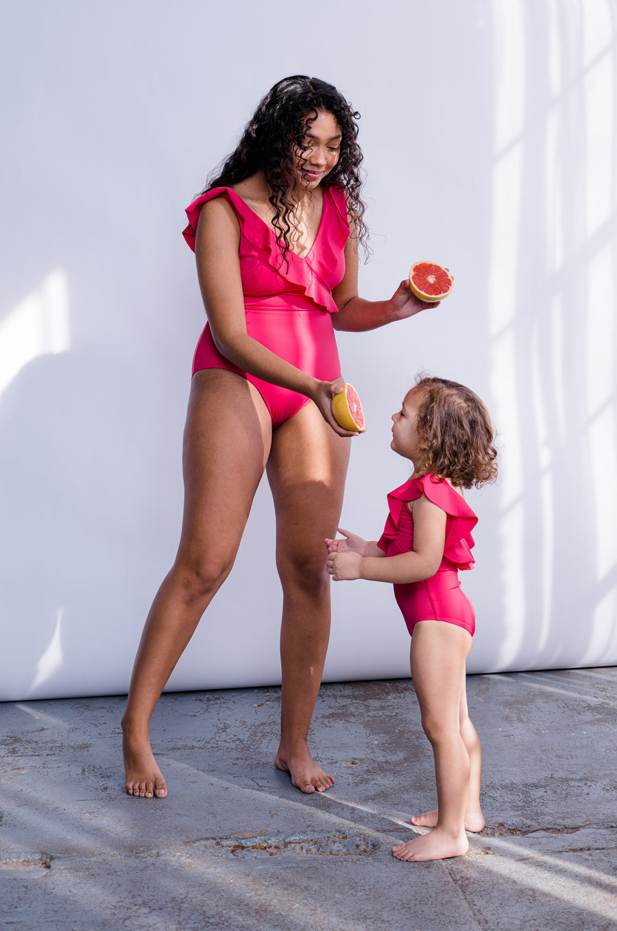 Girls Ruffle Swimsuit