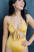 Yellow ribbon one piece