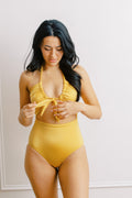 Yellow ribbon one piece