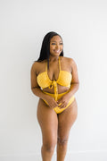 Yellow ribbon one piece